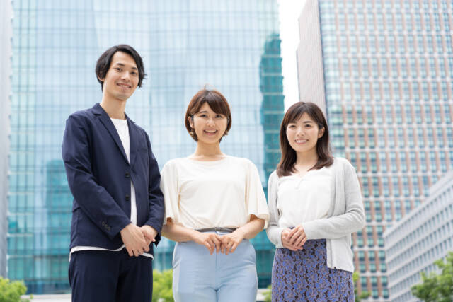 Portrait,Of,A,Japanese,In,The,Office,District
